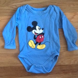 Mickey Blue onesie